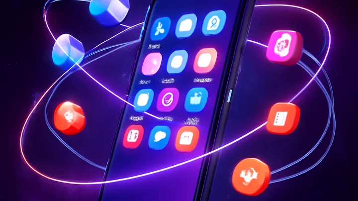 RKELITE COM Sleek smartphone floating in space